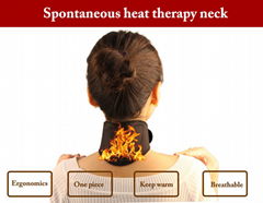 Self heating neck strap