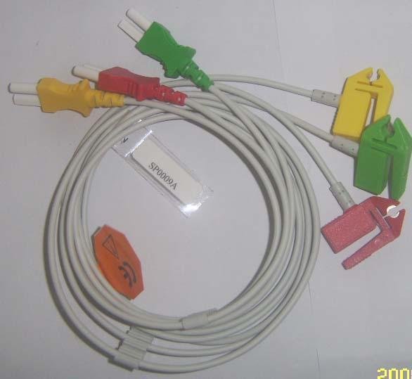用于监护仪心电导联及电缆 3