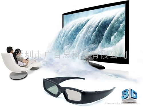 3D Wireless Active Shutter Glasses 3