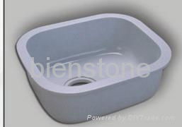 Popular Acrylic solid surface kitchen sinks 4