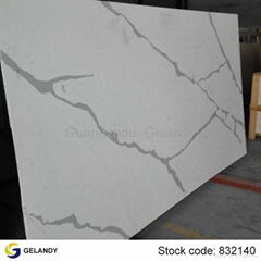 Full size Calacatta Quartz engineered stone slabs