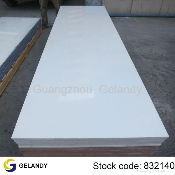 Good bending performance White Pure Acrylic Solid Surface sheets slabs