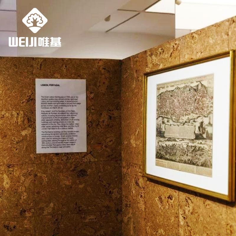 工厂直销唯基软木墙板 幼儿园软木墙 电视沙发软木背景墙 环保吸音 2
