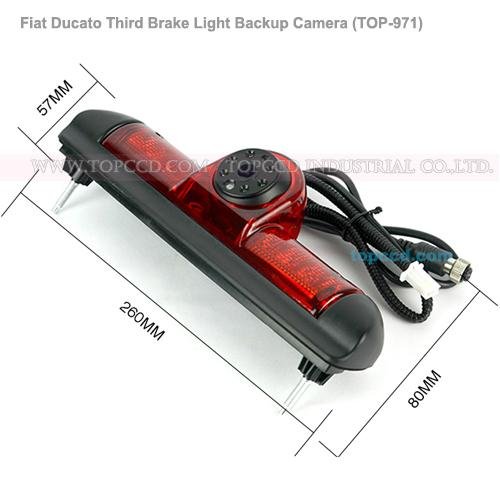 Night Vision Third Brake Light Camera Rear Backup Camera Replacement for Fiat Ducato 