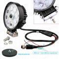 Universal Vehicle Flood Light with Backup Camera