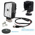 Round LED Flood Light with Built-In Backup Camera