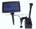 Solar garden water pump kit