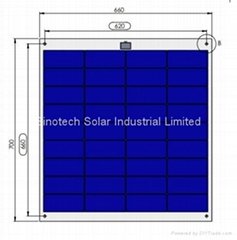 60W Flexi PV Marine solar kit