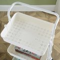 #1001 3-Tier Kitchen Trolley Cart ABS Material with Metal Tube 5