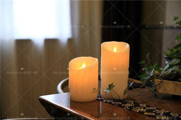 flamless and wind-proof customized function electronic rechargeable timer candle