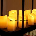 2014 personality led home lighting candle chandelier wax droplight 2