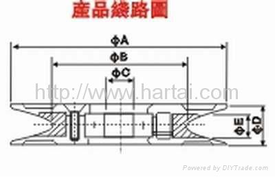 Flanged Wire Guides Pulley (Wire Roller)Wire Pulley 5