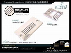 CF 0.9mm Needle Plate & Feed Dog