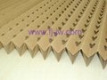Corrugated/concertina paper filter for