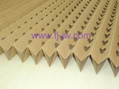Corrugated/concertina paper filter for overspray