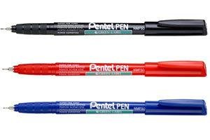 pentel記號筆 RoHS檢驗合格NMF50極細環保油性筆