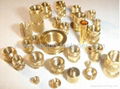 Brass inserts Brass knurled inserts Brass plugs Water connectors Auto parts 