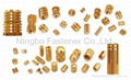 Brass inserts Brass knurled inserts Brass plugs Water connectors Auto parts  3