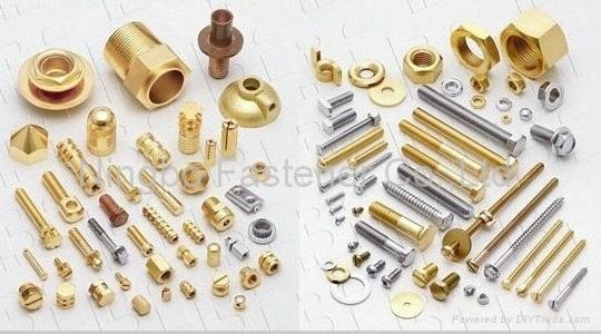 Brass inserts Brass knurled inserts Brass plugs Water connectors Auto parts  2