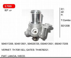 combo thermostat for FIAT, LANCIA, IVECO.   504017209, 504013931, 504029725, 050