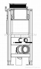 CONCEALED CISTERN WITH TOP PUSH