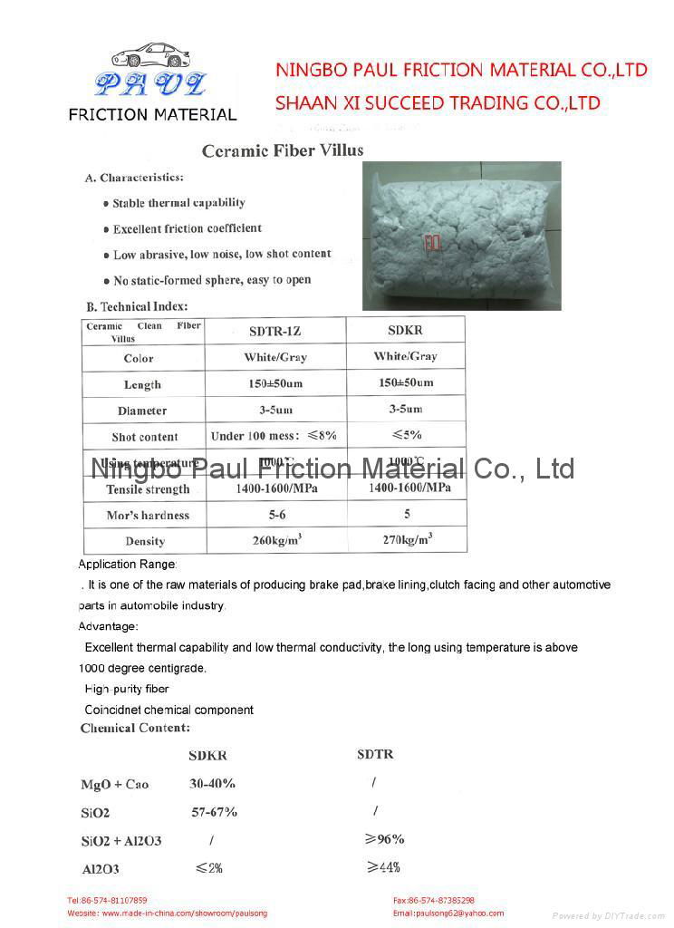 Ceramic Fiber Villus 2