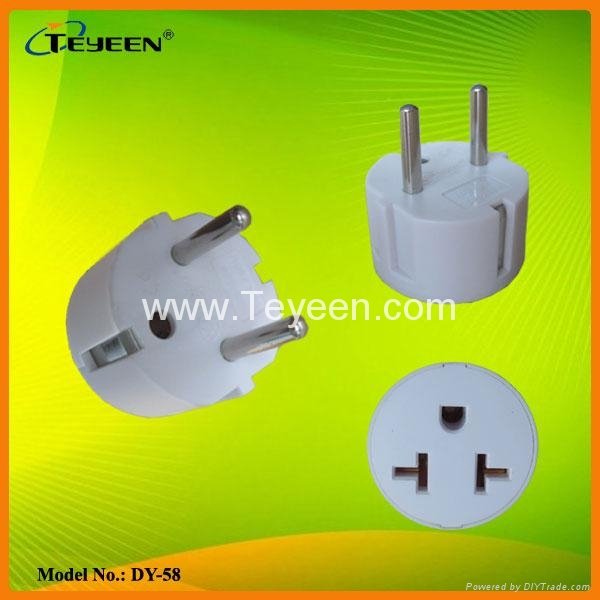 US  to  Euro  Plug  Adapter  (DY-58)
