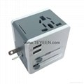Universal Travel Adapter with Dual USB Charger （DY-015） 13