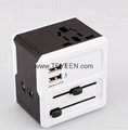Universal Travel Adapter with Dual USB Charger （DY-015） 14