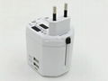 New 2.5A Universal Travel Adapter with Dual USB Charger （DY-019） 14