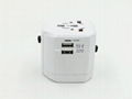 New 2.5A Universal Travel Adapter with Dual USB Charger （DY-019） 12