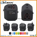 New 2.5A Universal Travel Adapter with Dual USB Charger （DY-019） 10