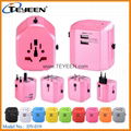 New 2.5A Universal Travel Adapter with Dual USB Charger （DY-019） 8