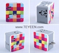 Universal Travel Adapter with Dual USB Charger （DY-015）