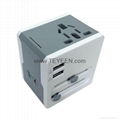 World Travel Adapter with Dual USB Charger （DY-015） 9