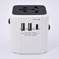 Universal travel adapter with Type C charger 3