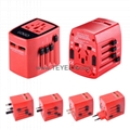 2 USB  Travel adapter with LED logo 1