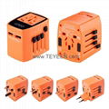 2 USB  Travel adapter with LED logo 5