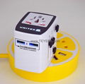 2 USB  Travel adapter with LED logo 6