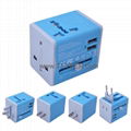 Unviersal Travel adapter with USB charger 7