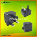 Europe/USA To UK Plug Adapter   (DY-55)