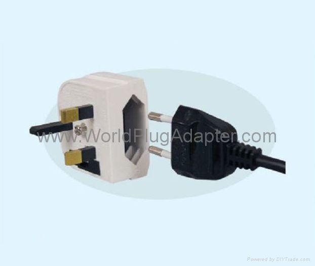 CEE7 Europlug To UK Converter  (CP1) 2