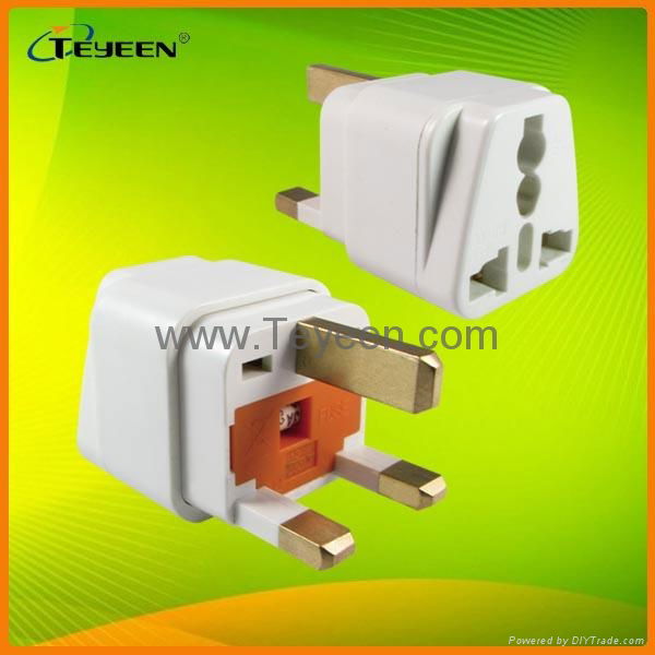 UK Plug Adapter (with Fuse)  (WD-7F) 2