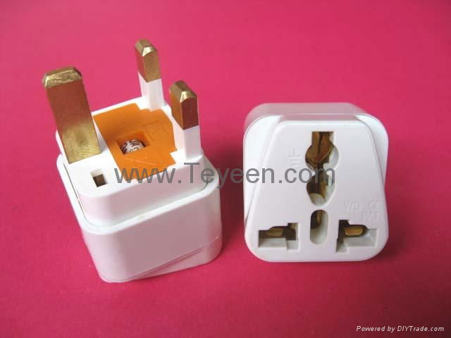 UK Plug Adapter (with Fuse)  (WD-7F) 4