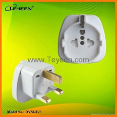 EU Universal To UK Plug Adapter  (DYSGF-7)