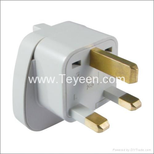 EU Universal To UK Plug Adapter  (DYSGF-7) 2