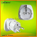 EU Universal To GS/France Plug Adapter  (DYSGF-9)