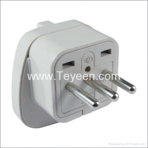 EU Universal To Italy Plug Adapter (DYSGF-12) 2