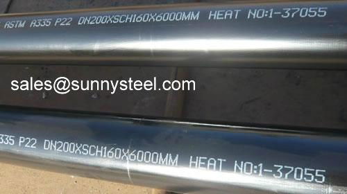 ASTM A335 P22 alloy steel pipe