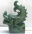 Chinese dragon roof tiles and roofing ornaments 3